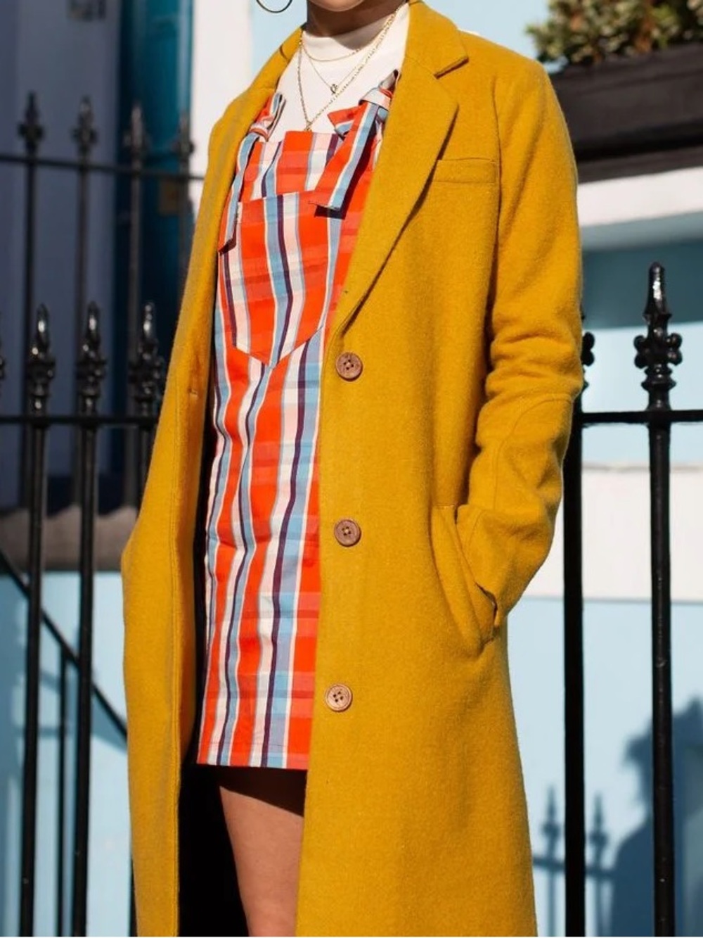 Lucy & Yak Austen Recycled Wool Coat